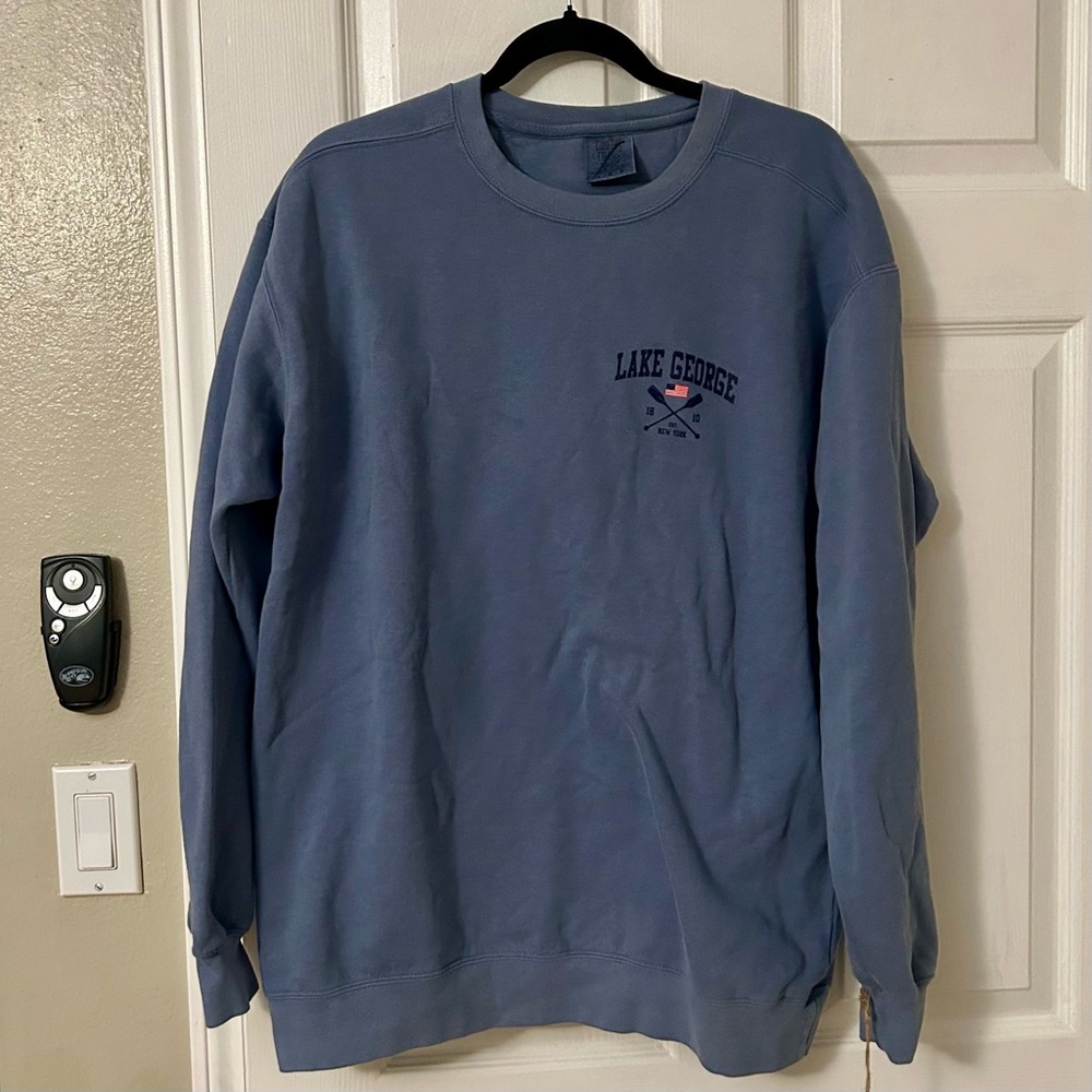 Lake George Blue Crewneck Sweatshirt